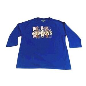 NFL Dallas Cowboys| Mens XL BLUE Short Sleeve T-Shirt By Goodthreads